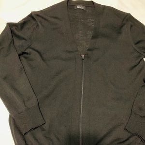 Zara Man zip up cardigan